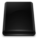 Black Drive Removable icon